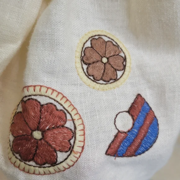 Embroidered Cream Sundress - Picture 8 of 16